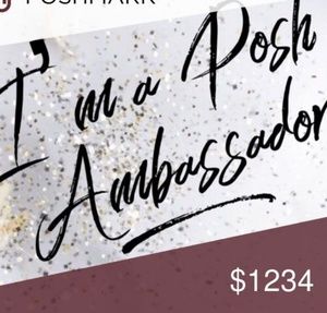 🤩🤩 I posh ambassador 😍😍